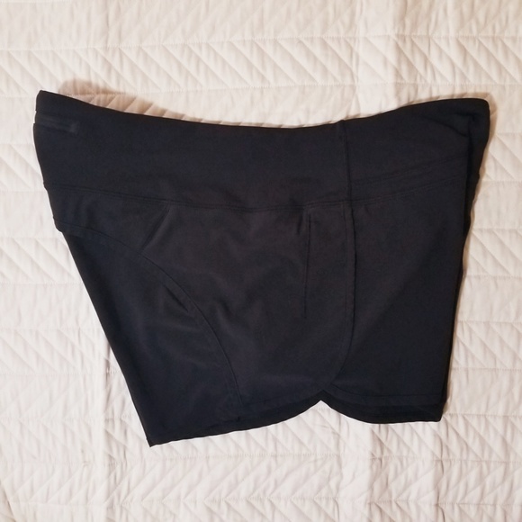 LULULEMON RUN TIMES SPEED SHORTS BLACK SZ 10 L - Picture 3 of 8